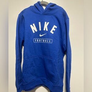 Nike Boys Royal Blue Football Hoodie